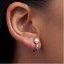 Pendientes pequeños para mujer de plata con perla